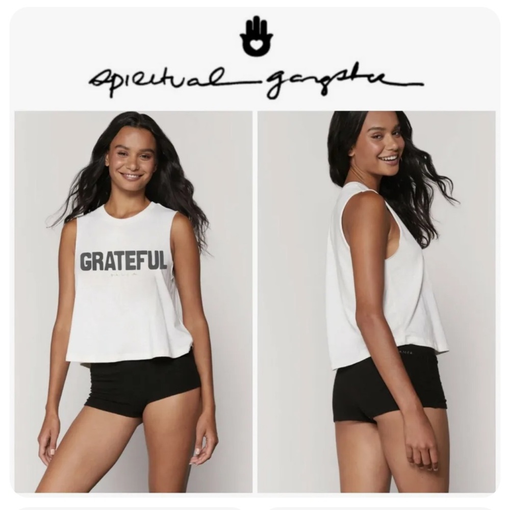 SPIRITUAL GANGSTER GRATEFUL TANK YOGA SIZE XL